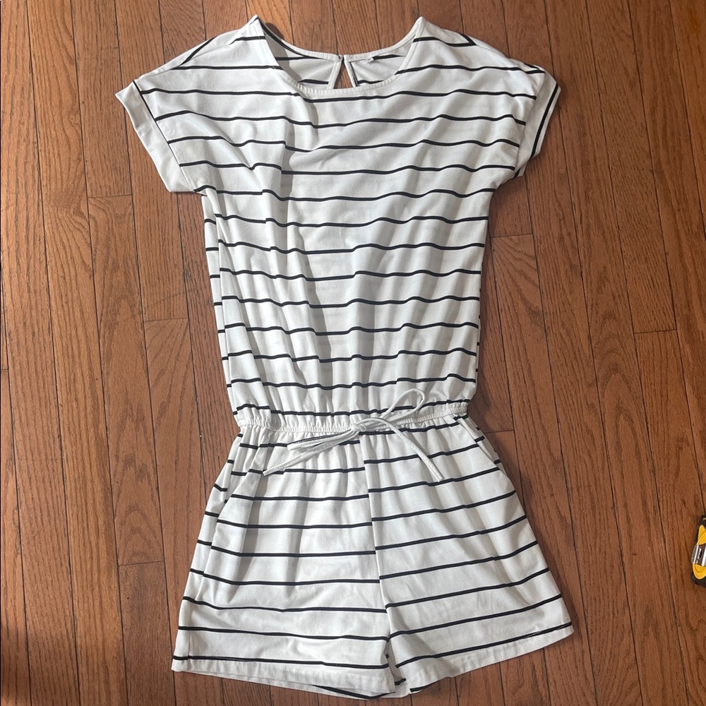 Striped women’s Romper